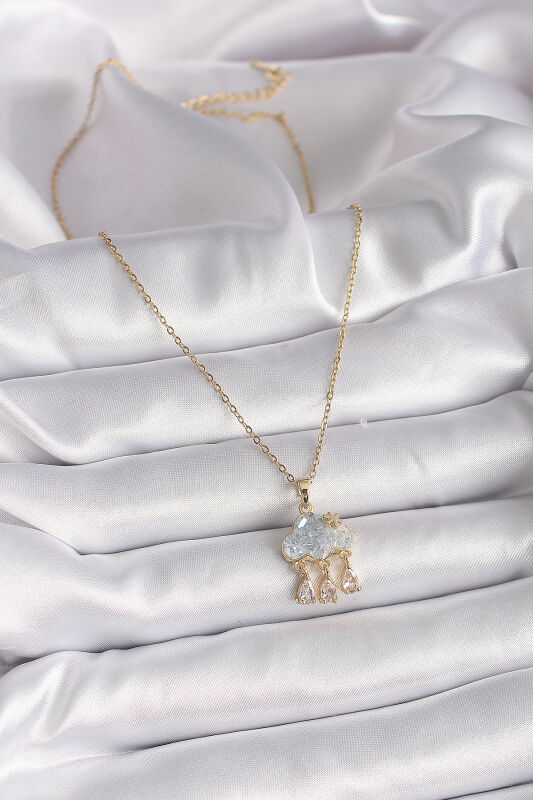 Altın Renk Sallantılı Tiffany Model Küpe - EBJ241123W28275 - 4