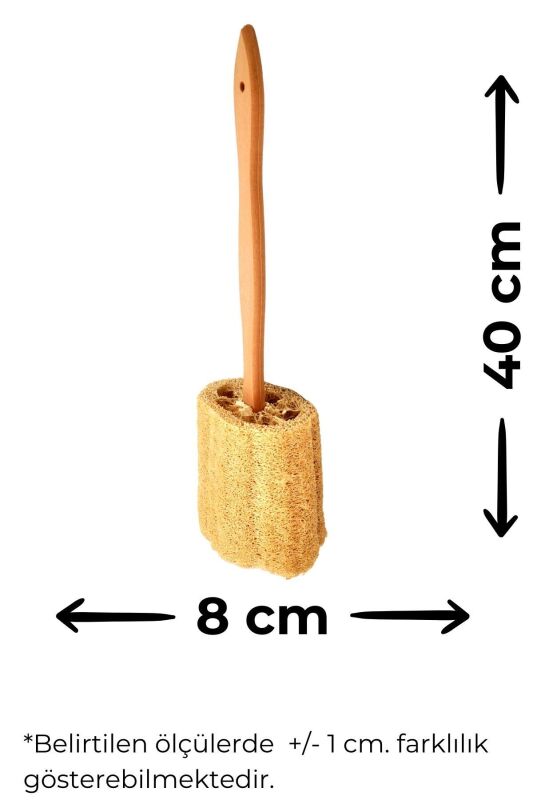 Doğal Kabak Lifi 4'lü Banyo Hamam Kese Seti (Yüz + Vücud + Sırt) - 5