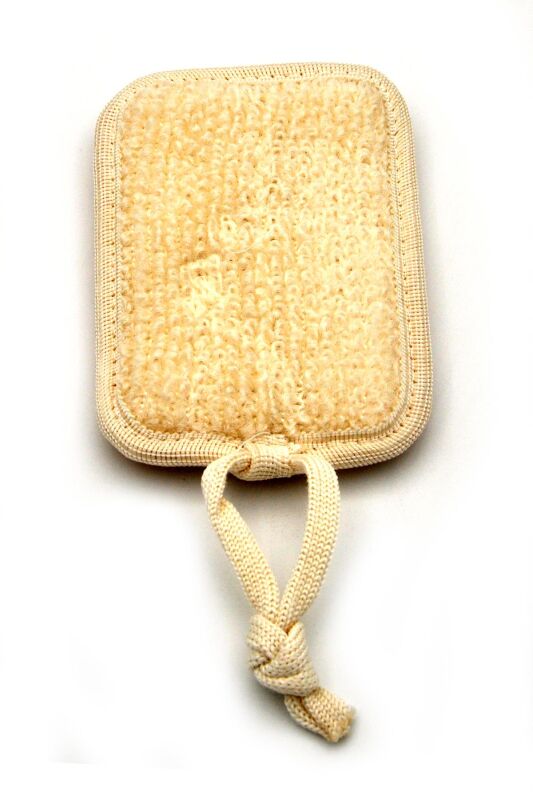 Doğal Kabak Lifi Banyo Hamam Vücud Kesesi İpli 11x16 cm. - 2