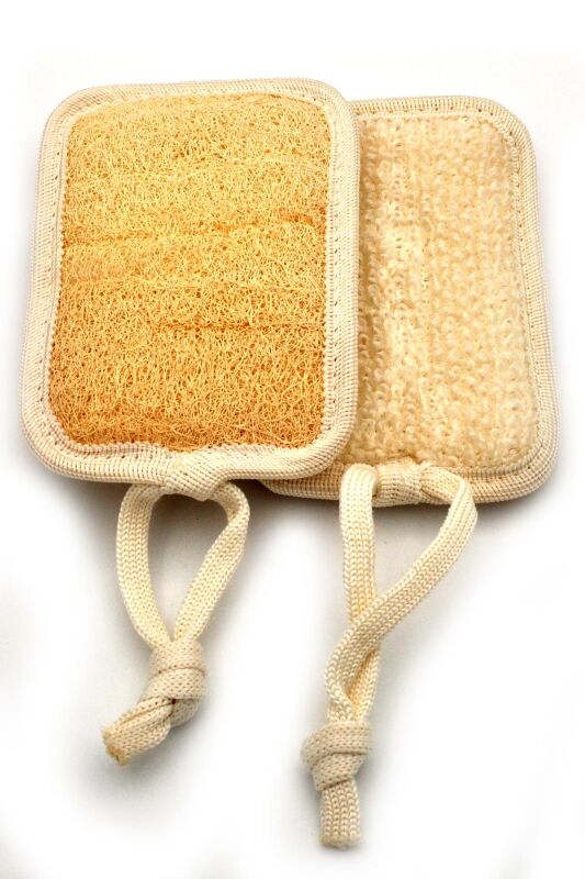 Doğal Kabak Lifi Banyo Hamam Vücud Kesesi İpli 11x16 cm. - 3