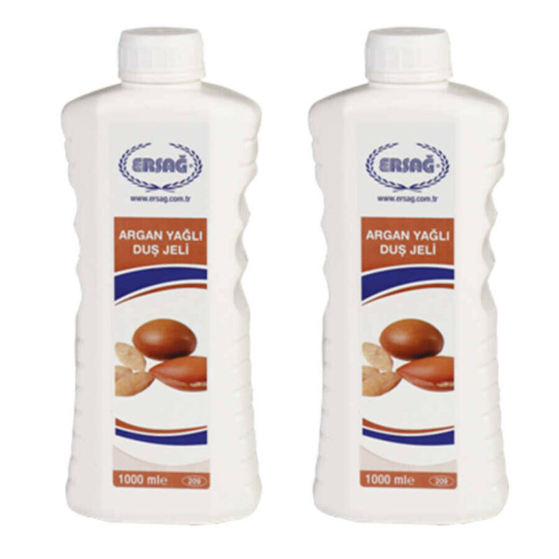 Ersağ Argan Yağlı Duş Jeli 1000 Ml. x 2 Adet - 1