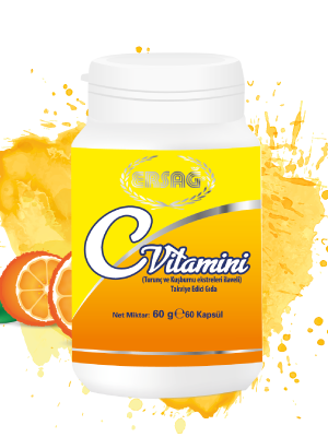 Ersağ C Vitamini Kapsül (Turunç ve Kuşburnu Ekstreleri İlaveli ) - 1