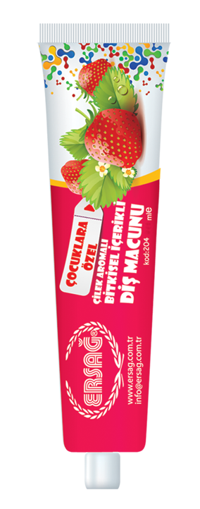Ersağ Çilekli Diş Macunu (Çocuklara Özel) 75 Ml. - 1