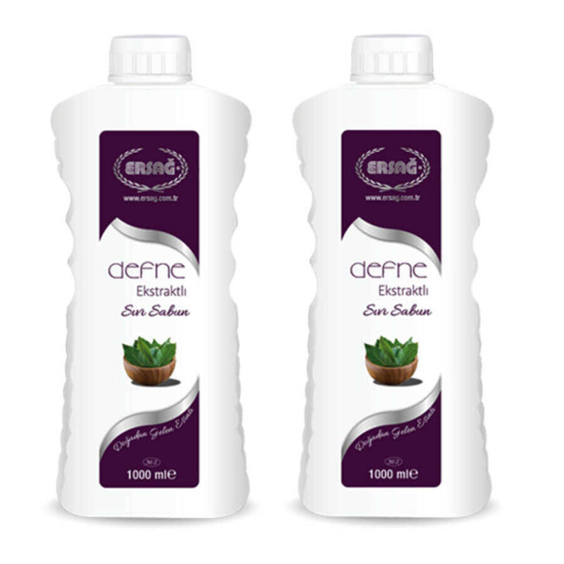 Ersağ Defne Ekstraktlı Sıvı Sabun 1000 Ml. x 2 Adet - 1