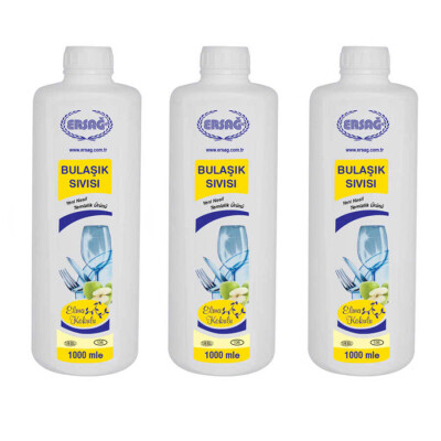 Ersağ Elma Kokulu Bulaşık Sıvısı 1000 Ml. * 3 Adet - 1