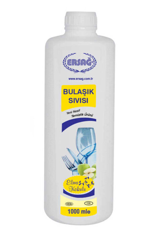 Ersağ Elma Kokulu Bulaşık Sıvısı 1000 Ml. + Boş Aparat - 2