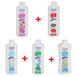 Ersağ Genel Temizlik + Banyo WC Temizleyici + Bulaşık Sıvısı + Sıvı Sabun + Yağ Çözücü - 8