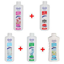 Ersağ Genel Temizlik + Banyo WC Temizleyici + Bulaşık Sıvısı + Sıvı Sabun + Yağ Çözücü - 8