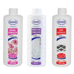 Ersağ Genel Temizlik + Antibakteriyel Banyo & WC Temizleyici + Yağ Çöz 1000 Ml. - 6
