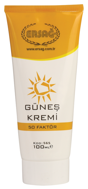 Ersağ Güneş Kremi 50 Faktör Özel Formüllü 100 Ml. - 1