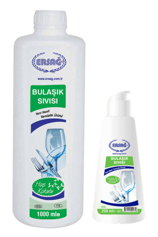 Ersağ Hoş Kokulu Bulaşık Sıvısı 1000 Ml. + Boş Aparat - 1