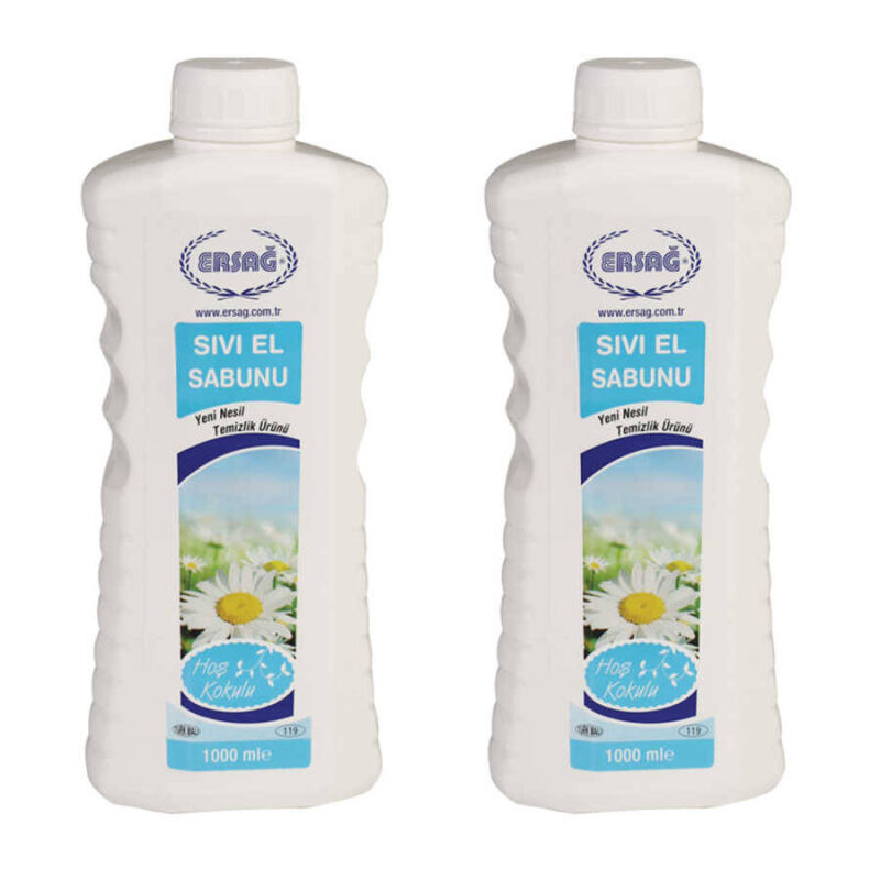 Ersağ Hoş Kokulu Sıvı El Sabunu 1000 Ml. * 2 Adet - 1