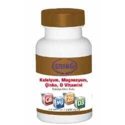 Ersağ Kalsiyum, Magnezyum, Çinko, D Vitamini Gıda Takviyesi - 3