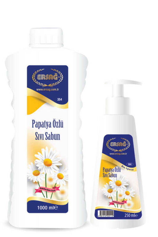 Ersağ Papatya Özlü Sıvı El Sabunu 1000 Ml. + Boş Aparat - 1