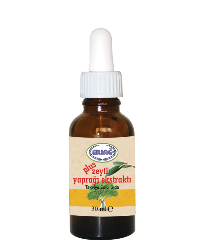 Ersağ Plus Zeytin Yaprağı Ekstraktı Gıda Takviyesi 30 Ml. - 1