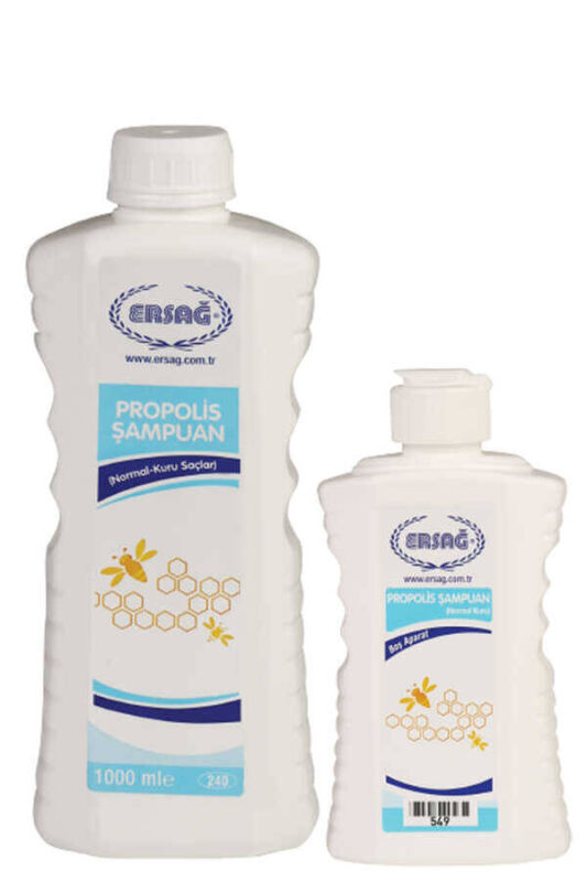 Ersağ Propolisli Şampuan (Normal-Kuru Saçlar İçin) 1000 Ml. + Boş Aparat - 3