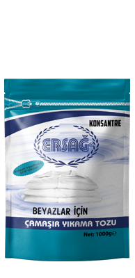 Ersağ Renkli + Beyaz Çamaşır Yıkama Tozu 1000 G + Çamaşır Aktif 1000 Ml. Ersağ Temizlik Paketi - 2