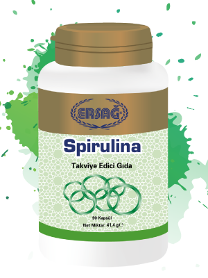 Ersağ Spirulina Ekstraktı Gıda Takviyesi (90 Kapsül) - 1