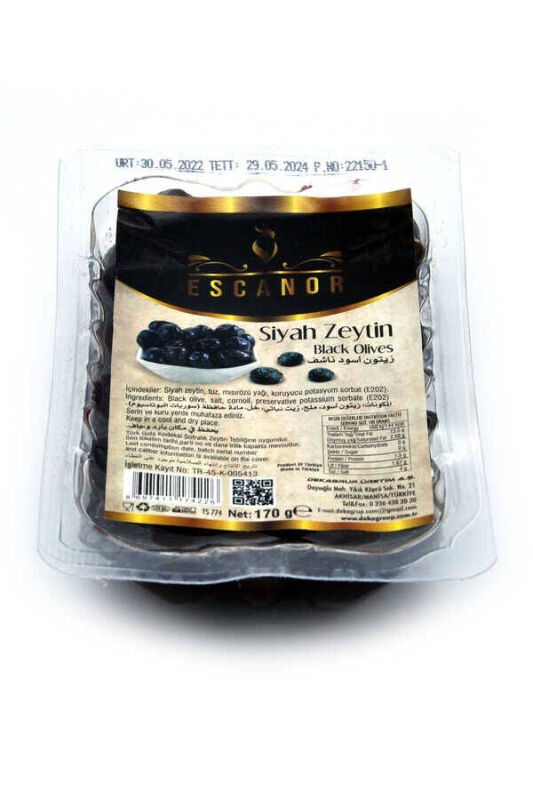 Gemlik Sele Siyah Zeytin Kahvaltılık Küçük Boy Vakum Ambalaj 170 G x 12 Adet - 3