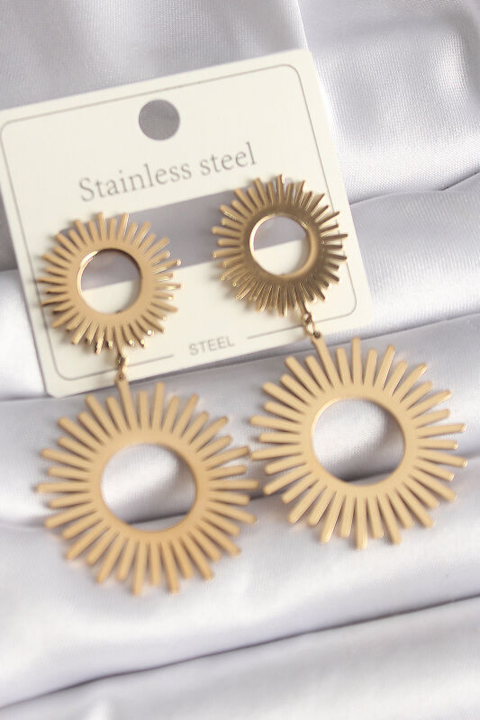 Gold Renk Güneş Model Kadın Küpe - EBJ261410W29305 - 1