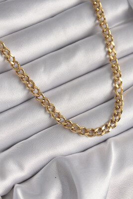 Gold Renk Zincir Kadın Kolye - EBJ250113W30609 - 1