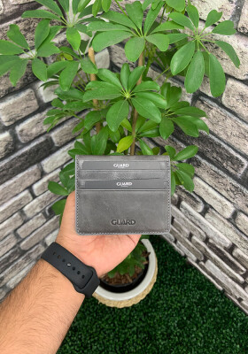 Guard Antik Gri Patlı Tasarım Deri Kartlık - GRD2403XW22439 - 3