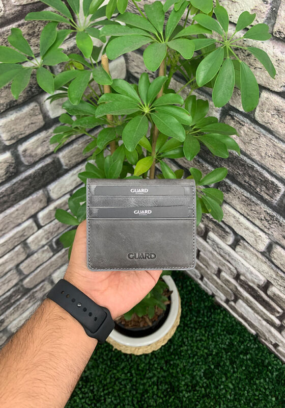 Guard Antik Gri Patlı Tasarım Deri Kartlık - GRD2403XW22439 - 3