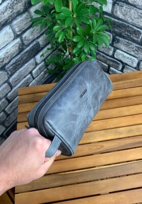 Guard Antik Gri Unisex Deri El Çantası - GRD2403XW22195 - 1