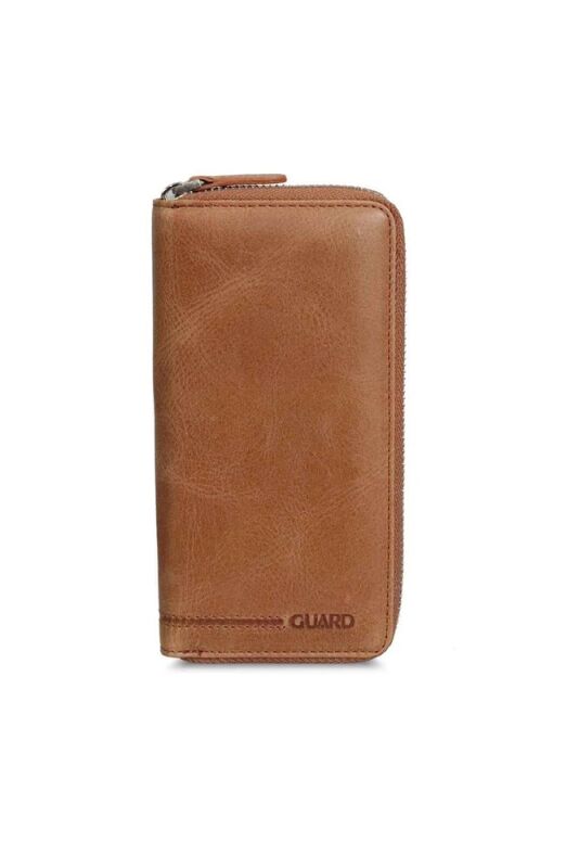 Guard Antik Taba Fermuarlı Portföy Cüzdan - GRD2403XW22193 - 1
