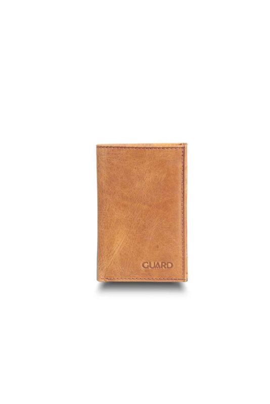 Guard Antik Taba İnce Mini Deri Erkek Cüzdanı - 1