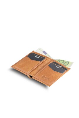 Guard Antik Taba İnce Mini Deri Erkek Cüzdanı - 3