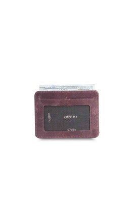 Guard Dikey Crazy Bordo Deri Kartlık - GRD2403XW22452 - 2