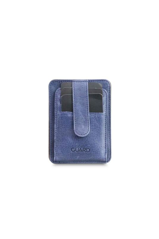 Guard Dikey Crazy Lacivert Deri Kartlık - GRD2403XW22455 - 1