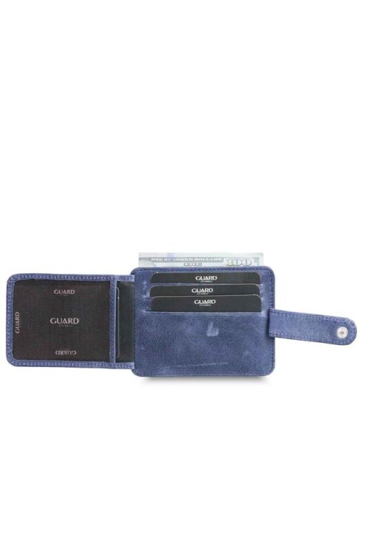 Guard Dikey Crazy Lacivert Deri Kartlık - GRD2403XW22455 - 3