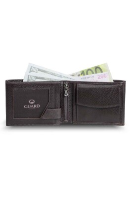 Guard Kahverengi Bozuk Para Bölmeli Deri Erkek Cüzdanı - GRD2403XW22473 - 2