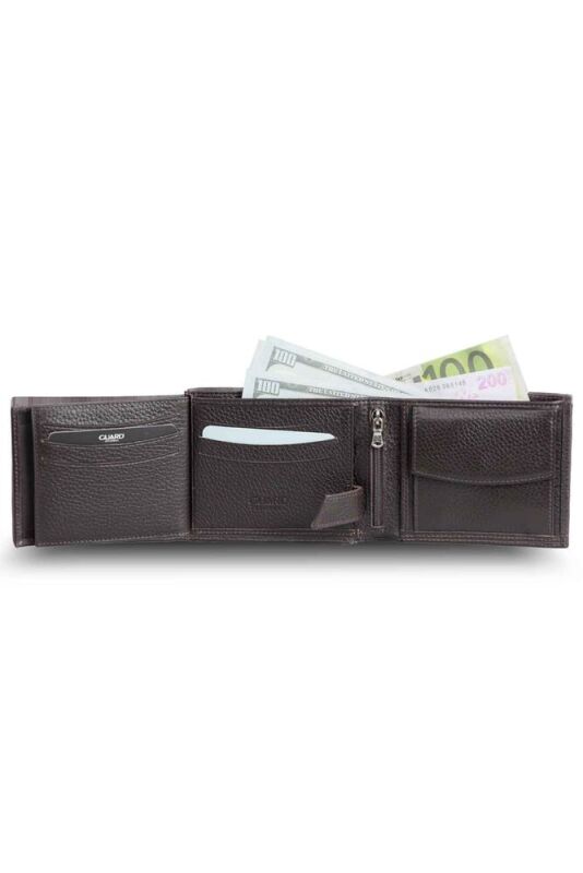 Guard Kahverengi Bozuk Para Bölmeli Deri Erkek Cüzdanı - GRD2403XW22473 - 4