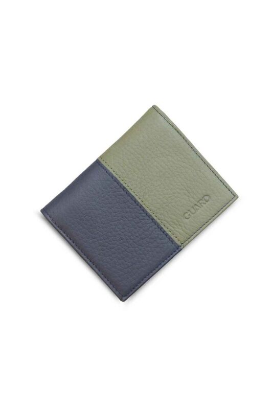 Guard Mat Haki Yeşil - Lacivert Deri Erkek Cüzdan - GRD2403XW22403 - 1