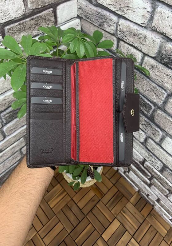 Guard Mat Kahverengi Fermuarlı ve Deri Patlı El Portföyü - GRD2403XW22275 - 2