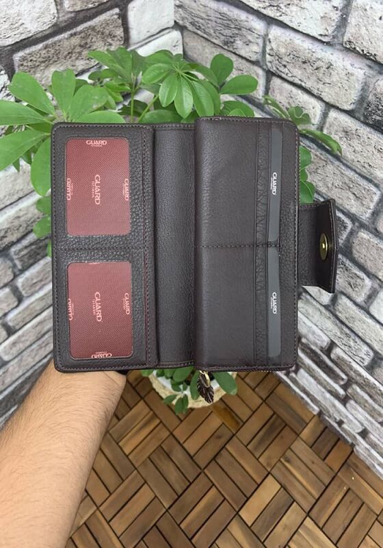 Guard Mat Kahverengi Fermuarlı ve Deri Patlı El Portföyü - GRD2403XW22275 - 3