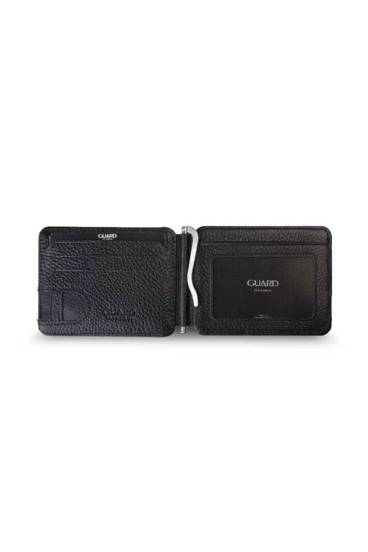 Guard Mat Siyah Klipsli Deri Kartlık - GRD2403XW22228 - 2