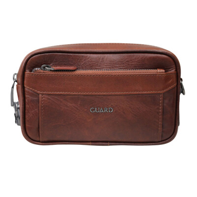 Guard Taba Hakiki Deri Şifreli Unisex El Çantası - GRD250308WT1859 - 1