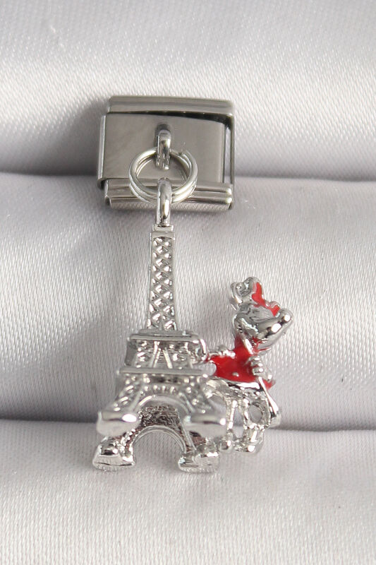 Gümüş Renk Eyfel Kulesi Modeli Nomination Charm - EBJ250501W32866 - 1