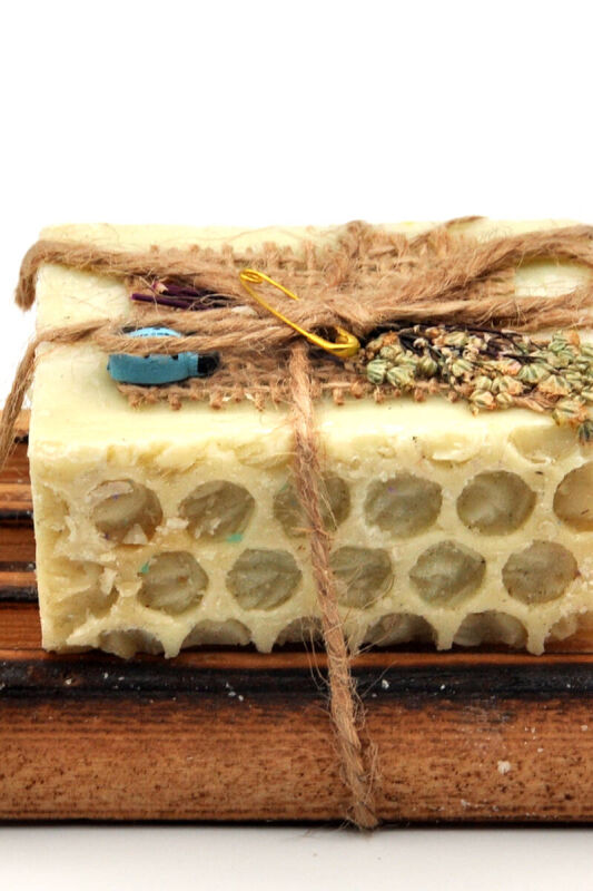 Hediyelik Keçi Sütü Sabunu El Yapımı Doğal Paletli 110 G - 2