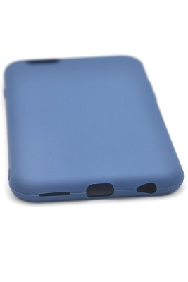 iPhone 6 / 6S Uyumlu Düz Renk Esnek Yumuşak Silikon Kılıf Rubber İndigo Mavi - 4