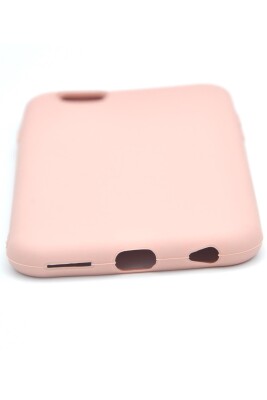 iPhone 6 / 6S Uyumlu Düz Renk Esnek Yumuşak Silikon Kılıf Rubber Pembe - 4