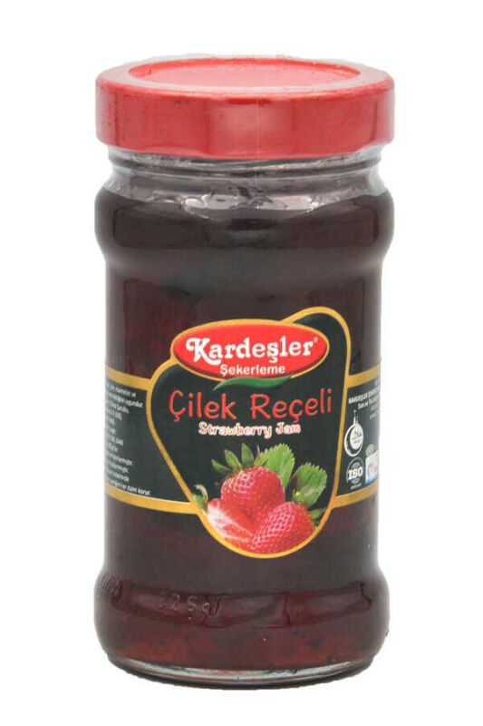 Kardeşler Çilek Reçeli Cam Kavanoz 380 G - 1
