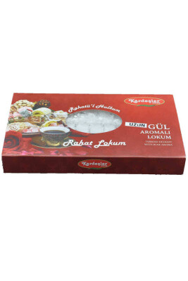Kardeşler Gül Aromalı Uzun Hediyelik Lokum 700 G - 1