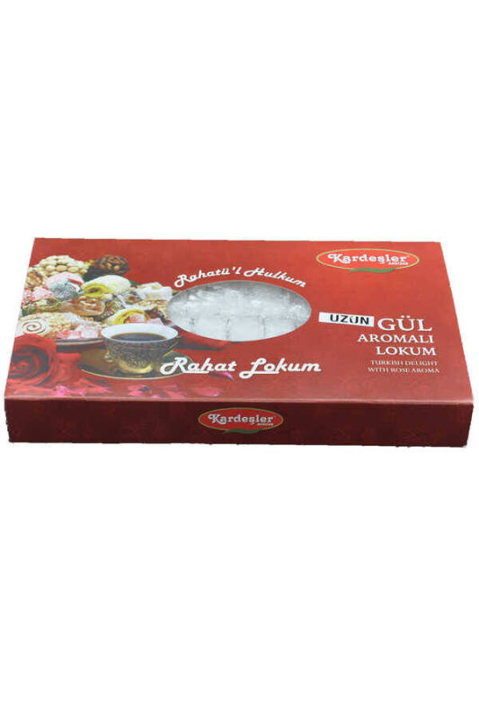 Kardeşler Gül Aromalı Uzun Hediyelik Lokum 700 G - 1