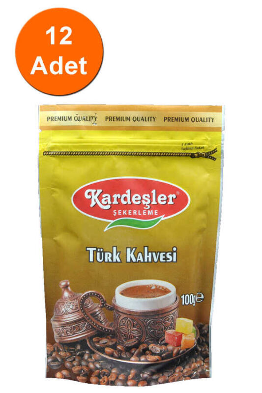 Kardeşler Orta Kavrulmuş Türk Kahvesi 100 G x 12 Adet - 1