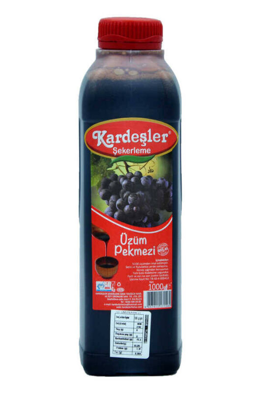 Kardeşler Üzüm Pekmezi (%100 Üzüm) Bidon 1000 G - 1